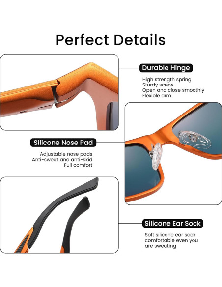 Gafas de sol DUCO 8207 polarizadas UV400 para hombres