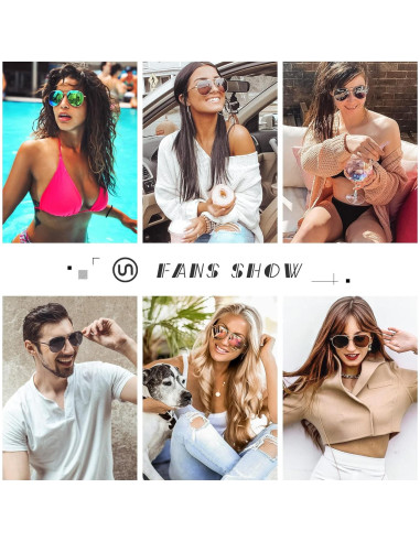 Gafas de sol aviador oversized SUNGAIT - Lentes polarizados