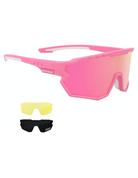 Gafas de sol deportivas GIEADUN con 3 lentes intercambiables