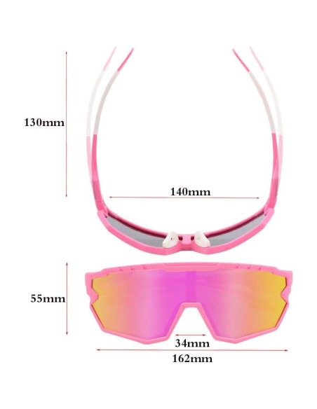 Gafas de sol deportivas GIEADUN con 3 lentes intercambiables