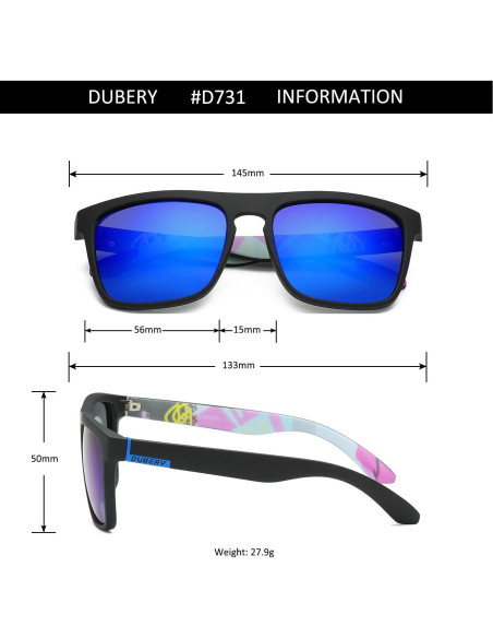 Gafas de Sol DUBERY D731 Polarizadas UV400 Unisex