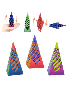 3 Juguetes Antiestrés Cono Imposible Ajitxalr - Alivio del Estrés