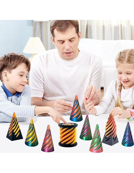 3 Juguetes Antiestrés Cono Imposible Ajitxalr - Alivio del Estrés