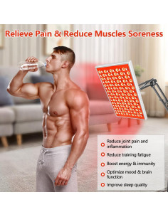 Panel de Terapia de Luz Roja DUGSDG 660nm y 850nm 2