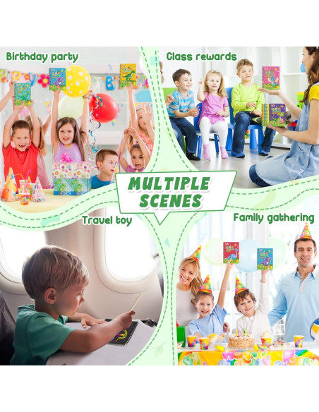 Cuadernos de Rascar Arcoíris FEREDO KIDS - 16 Dinosaurios