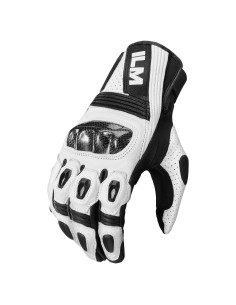 Guantes de Motocicleta ILM GL4 Cuero de Cabra Táctiles