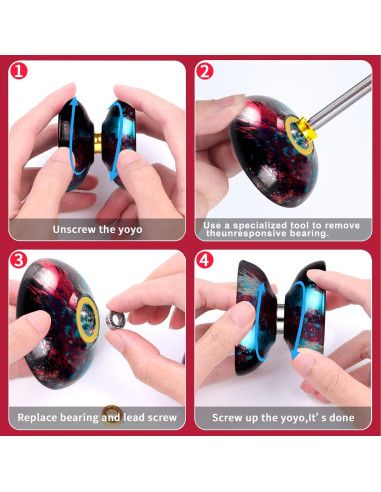 Yoyo Profesional JOLESHARE T1 No Responsivo con Accesorios