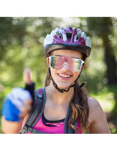 Gafas de Ciclismo FEISEDY UV400 Marco Ligero TR90