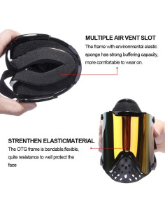 Gafas de Motocross 4-FQ HB-306 UV400 a Prueba de Viento 2