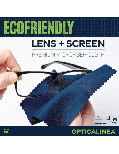 Limpiador de Lentes y Pantallas Opticalinea 2 oz Ecológico