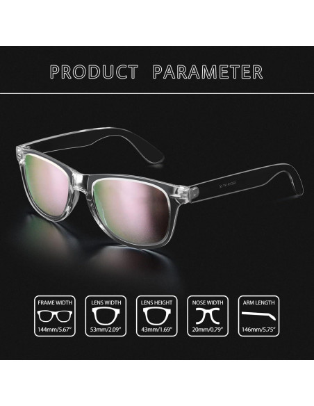 Gafas de sol Joopin cuadradas polarizadas UV400 para unisex