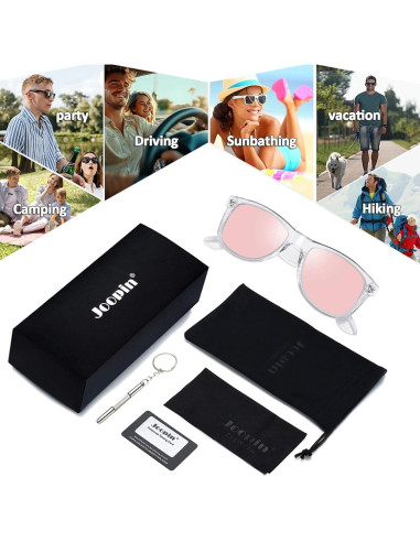 Gafas de sol Joopin cuadradas polarizadas UV400 para unisex
