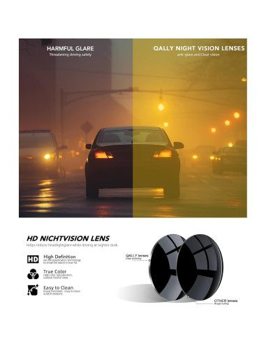 Gafas de sol QALLY polarizadas para hombres con UV