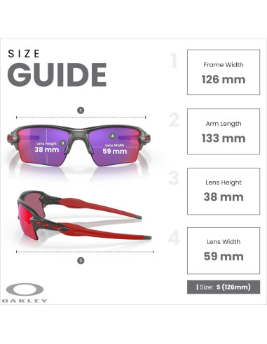 Gafas de sol Oakley Flak 2.0 XL con correa y kit de cuidado