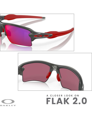 Gafas de sol Oakley Flak 2.0 XL con correa y kit de cuidado