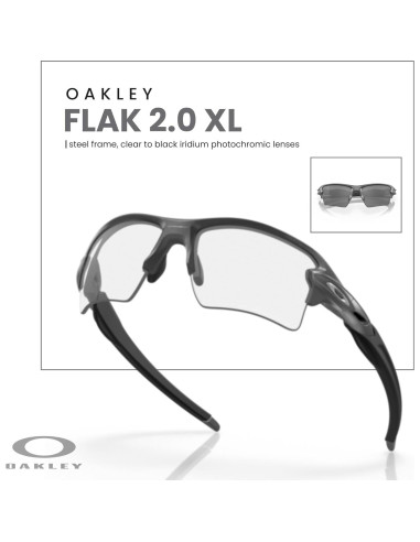 Gafas de sol Oakley Flak 2.0 XL para hombres + BUNDLE
