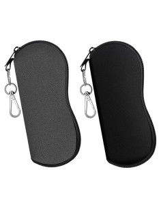 Funda para Gafas MoKo Neopreno 2 Piezas Gris y Negro