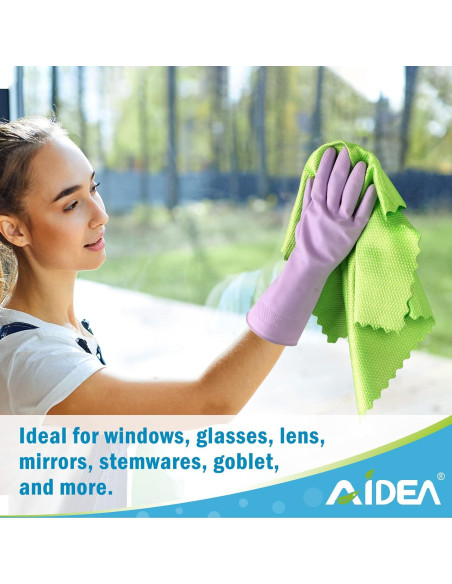 Paños de Microfibra AIDEA 40x40 cm 8PK Sin Pelusa