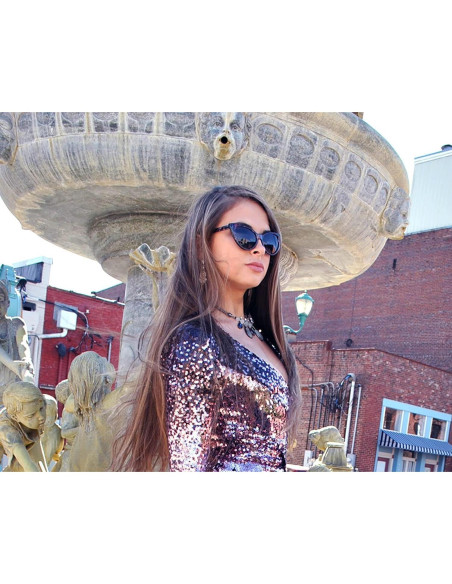 3 Gafas de Sol Gato OWL Retro UV400 para Mujeres