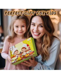 Set de Herramientas de Cocina Montessori LURVUO para Niños 2