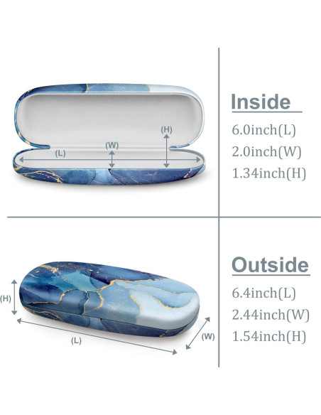 Funda Dura para Gafas Fintie con Paño de Limpieza