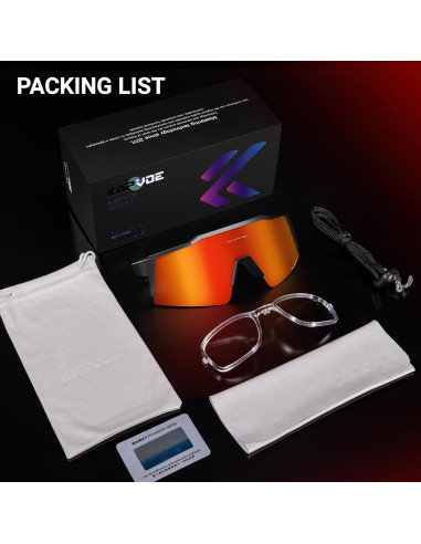 Gafas de sol KAPVOE K9023 polarizadas para ciclismo y deportes