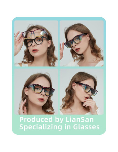Gafas de Seguridad LianSan Antivaho para Lentes Graduadas