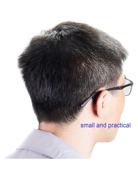 Sujetadores de Gafas Lvvfit Antideslizantes 10 Pares Negro