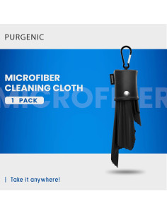 Paño de Microfibra Purgenic para Gafas y Pantallas - Negro 2