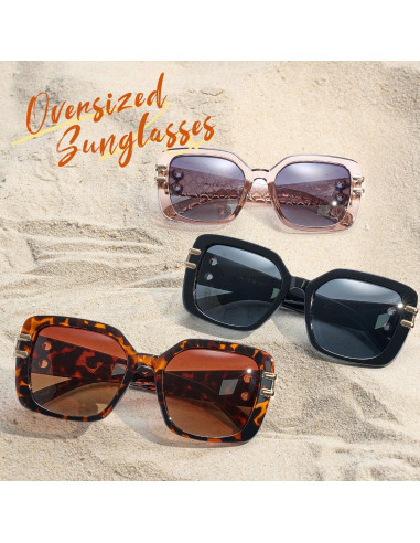 Gafas de sol JM Vintage cuadradas polarizadas UV 54mm