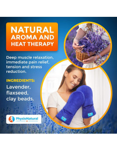 Manoplas Terapéuticas PhysioNatural con Aromaterapia de Lavanda 2