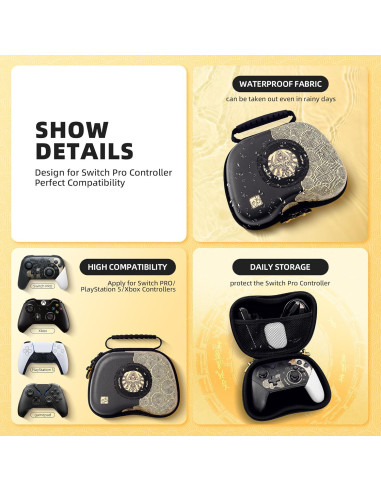Controlador Pro YKASEK para Switch Inalámbrico con Estuche
