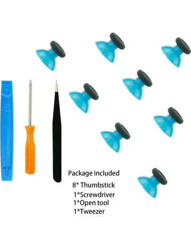 Kit de 8 Joysticks Analógicos CTHTBZ para Xbox One/S/X