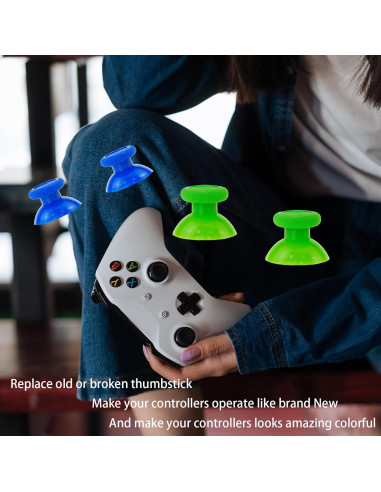 Kit de 8 Joysticks Analógicos CTHTBZ para Xbox One/S/X