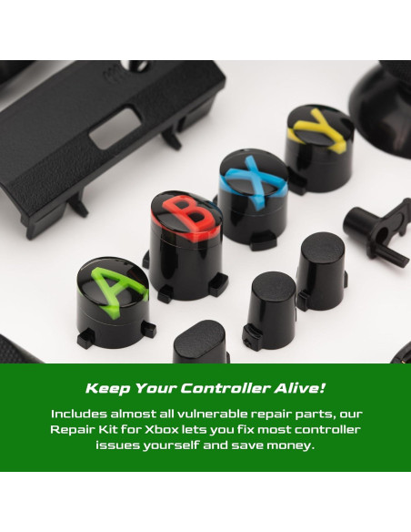 Kit de Reparación 25PCS Benseager para Controlador Xbox Series X/S