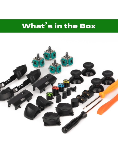 Kit de Reparación 25PCS Benseager para Controlador Xbox Series X/S