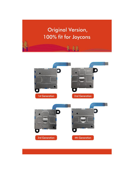 Kit Reemplazo Joystick Joycon olclassic 48 en 1 Switch
