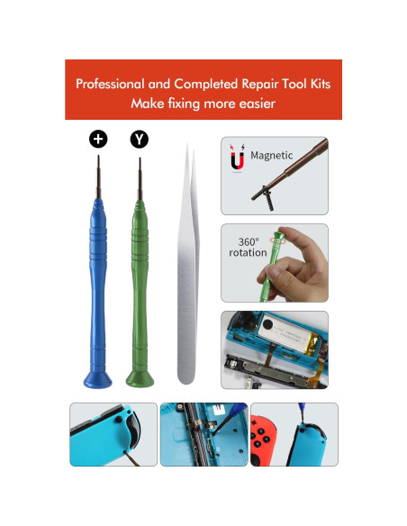 Kit Reemplazo Joystick Joycon olclassic 48 en 1 Switch