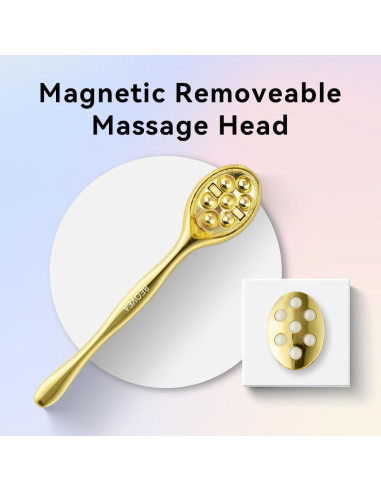 Rodillo Facial 3-en-1 BEOVEA para Hinchazón y Tensado