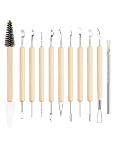 Juego de herramientas de cerámica 11 piezas UUSYCUN