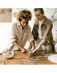 Juego de herramientas de cerámica 11 piezas UUSYCUN 2