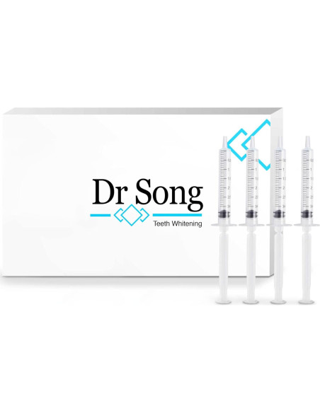 Gel Blanqueador Dental Dr Song 4 Jeringas 35% Peróxido
