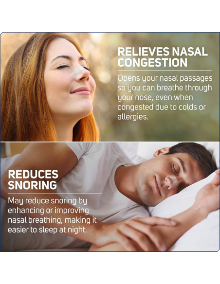 Tiras Nasales ASO Pequeñas 50 Unidades Alivio Congestión