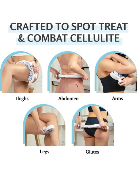 Rodillo Anticelulitis M3 Naturals Multicolor - Masajeador Drenaje Linfático