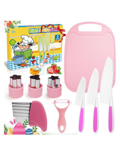 Juego de cuchillos seguros para niños 9 piezas Montessori