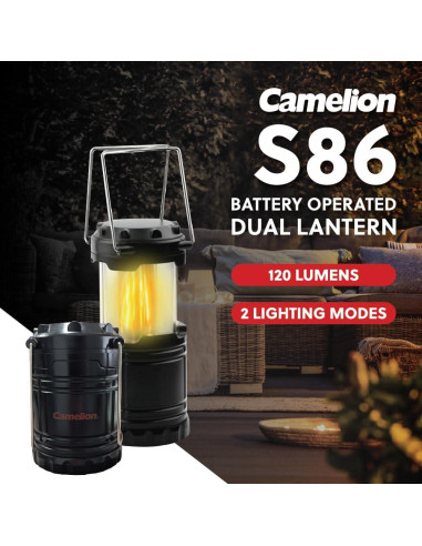 Linterna LED Camelion S86 6 Piezas Resistente al Agua