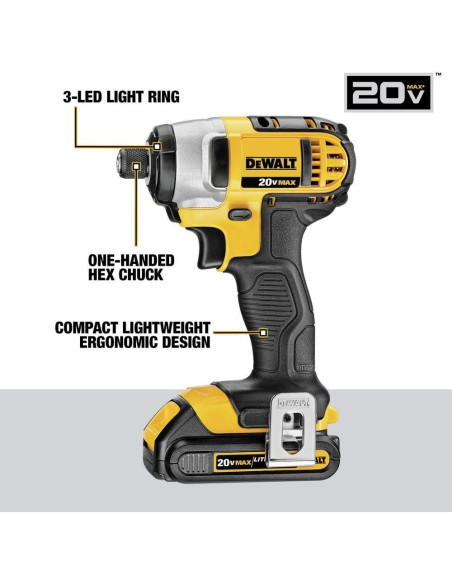 Kit de Herramientas Inalámbricas DEWALT 20V MAX 7 Piezas