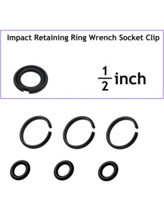 Kit de Anillos Retenedores TALSWIF 1/2" y 3/8" con O-Ring 2