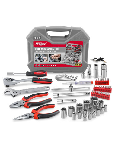 Juego de herramientas Hi-Spec 67 piezas para mecánicos