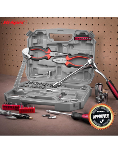 Juego de herramientas Hi-Spec 67 piezas para mecánicos